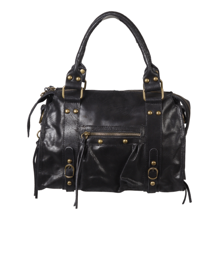 Large lederen city bag