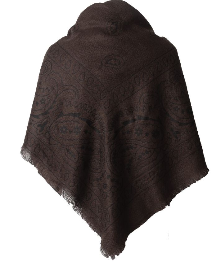 Omslagdoek/sjaal met klassieke boerenzakdoek print