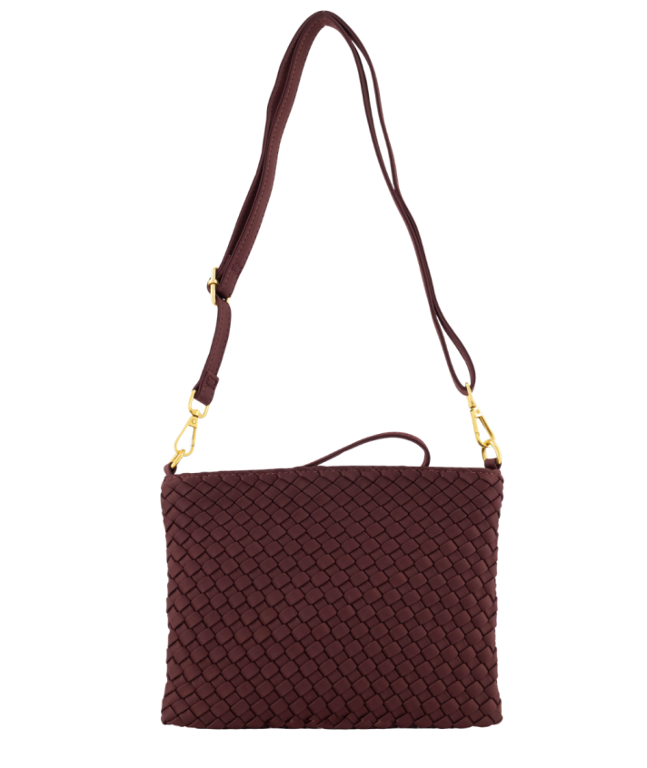 Zila gevlochten clutch
