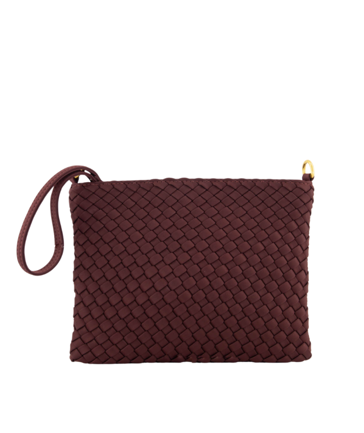 Zila gevlochten clutch