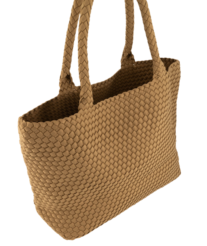 Georgie neopreen handtas in camel