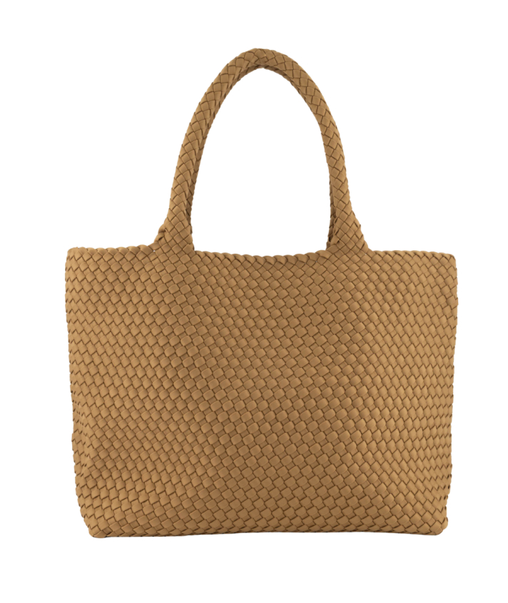 Georgie neopreen handtas in camel