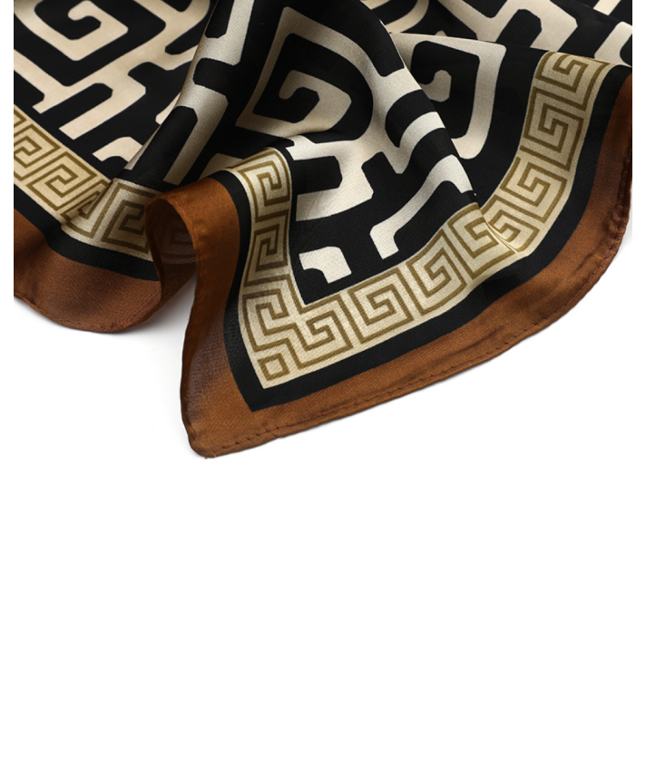 Vierkant sjaaltje met Grieks ornament