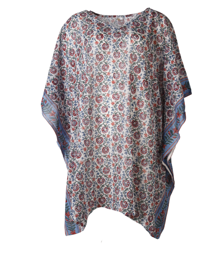Luchtige bloemen kaftan