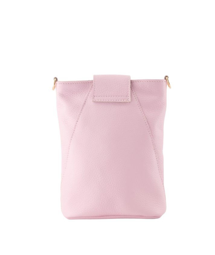 Kendra leren crossbody tas in lichtroze