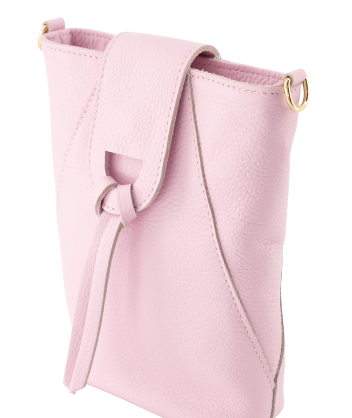Kendra leren crossbody tas in lichtroze