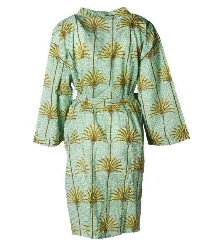 Kimono met palmbomen print