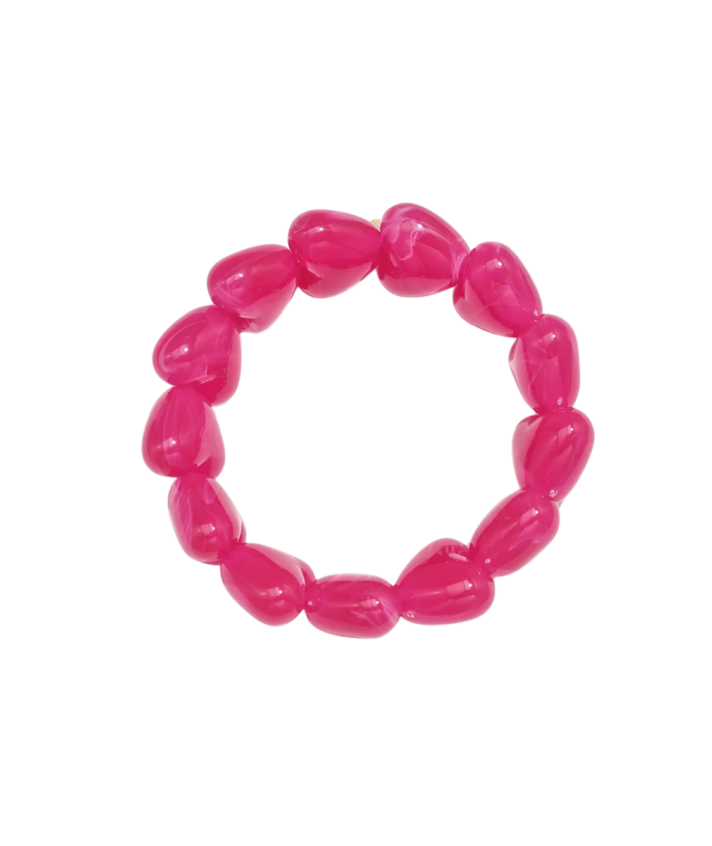 Chunky hartjes armband met marmer effect