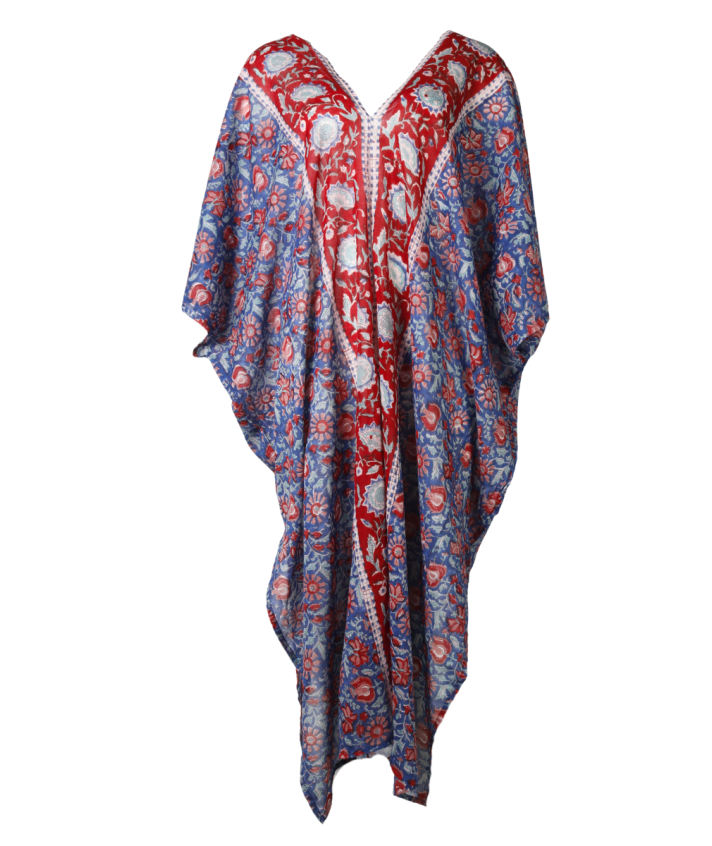 Kaftan met bloemenprint