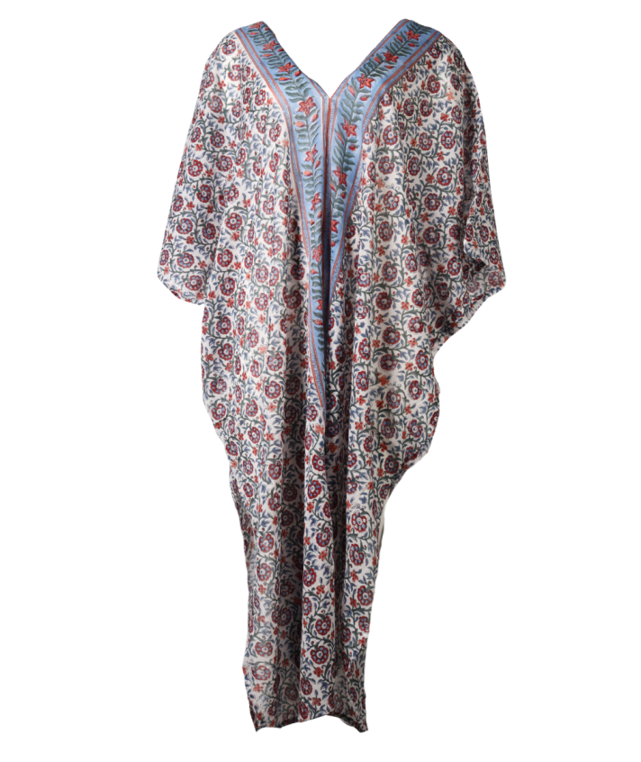 Kaftan met bloemenprint