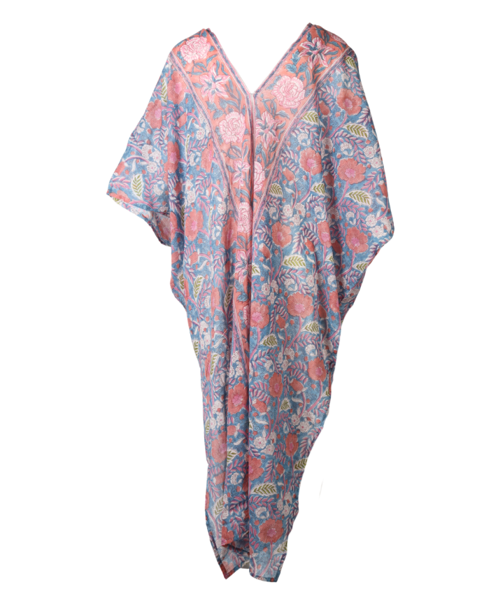 Kaftan met bloemenprint