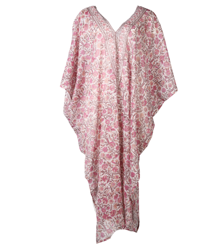 Kaftan met bloemenprint