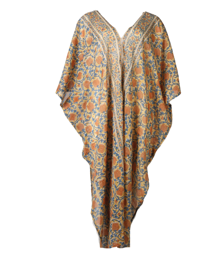 Kaftan met bloemenprint