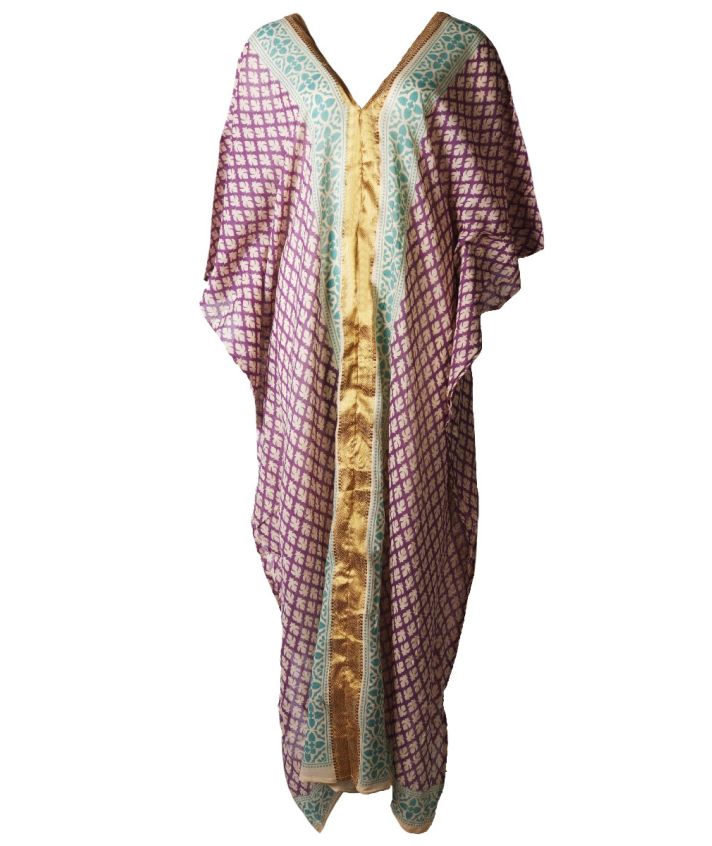 Lange katoenen 'Lilly' kaftan 