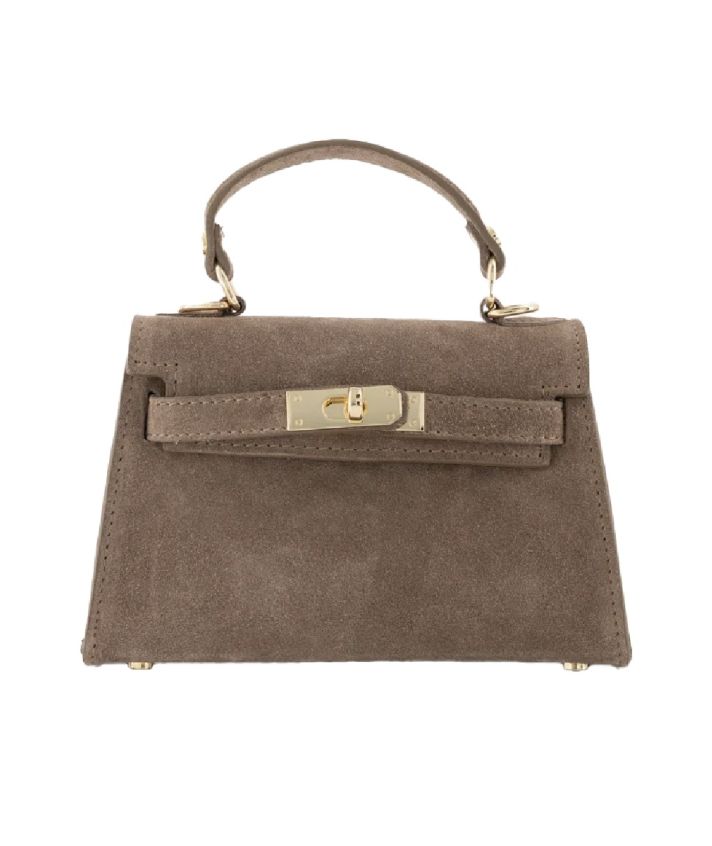 Livia suède leren handtas
