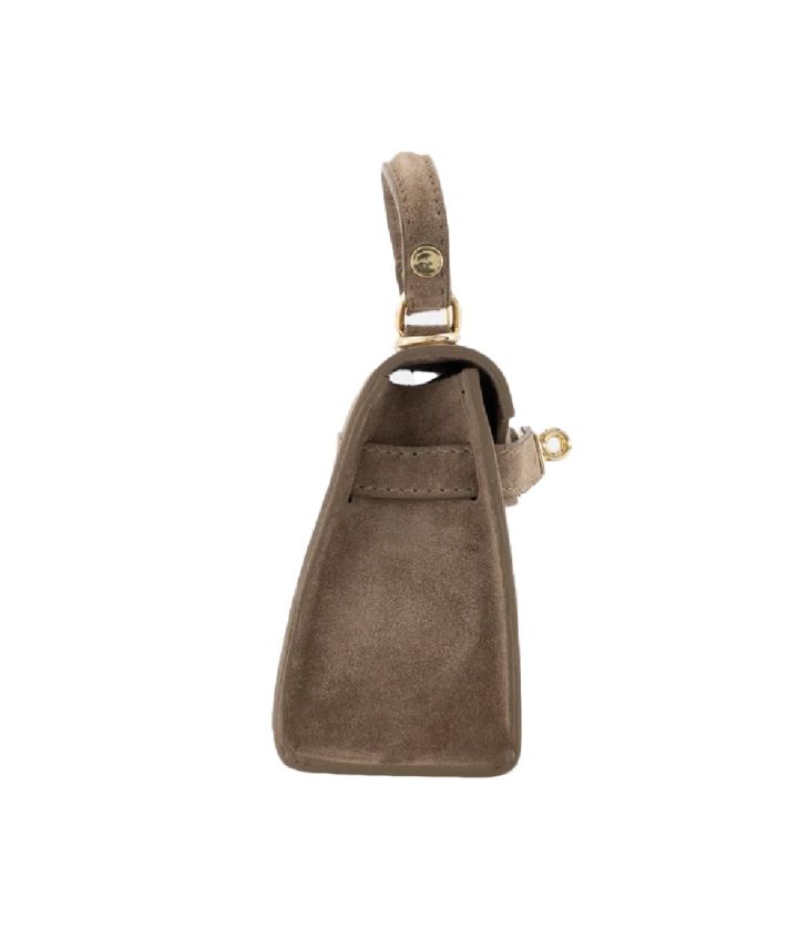 Livia suède leren handtas