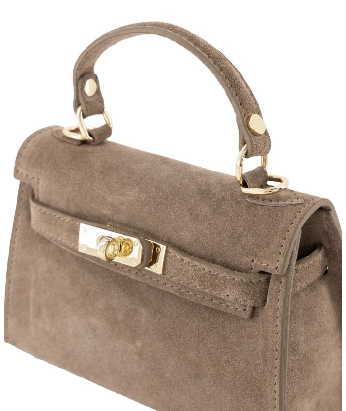 Livia suède leren handtas