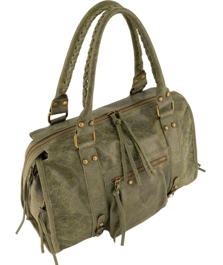 Large lederen city bag