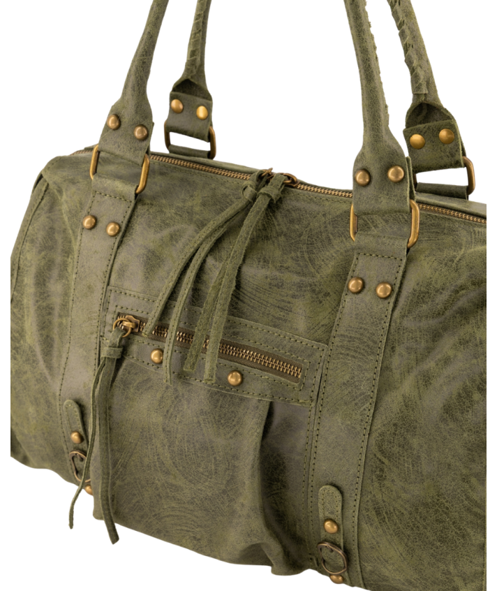 Large lederen city bag