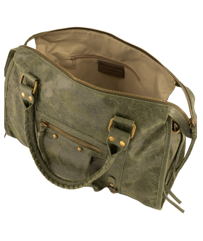 Large lederen city bag