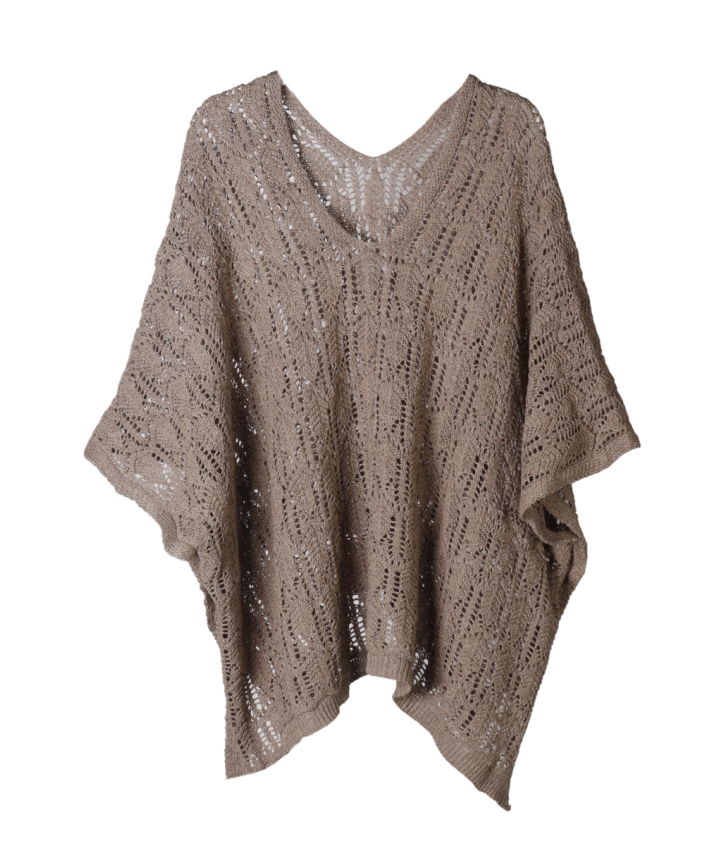 Gehaakte poncho 