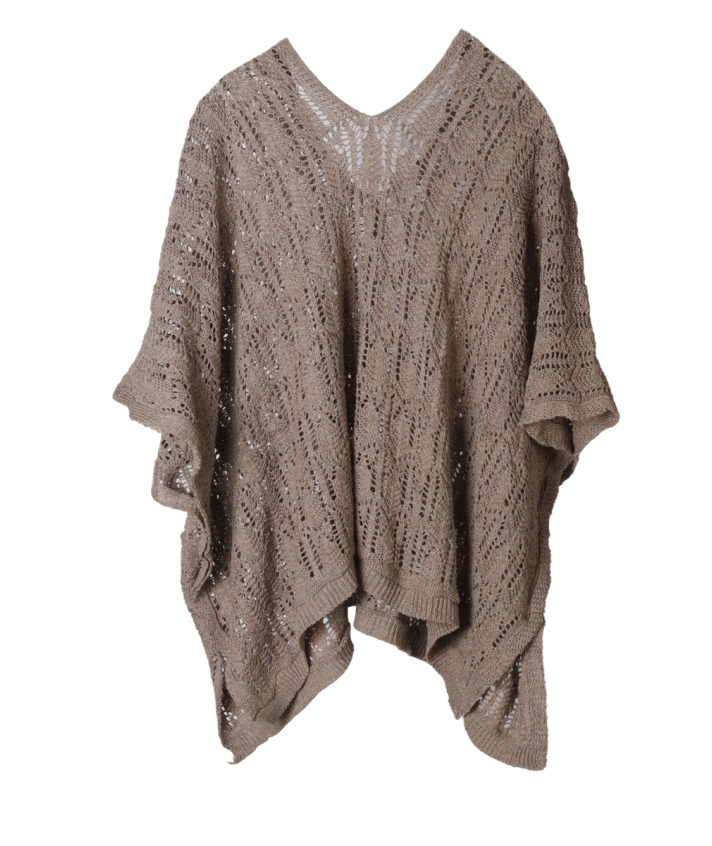 Gehaakte poncho 