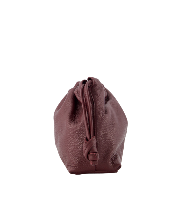 Arela leren handtas bordeaux