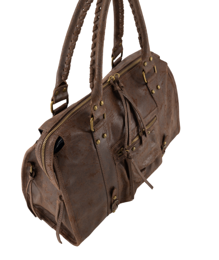 Large lederen city bag