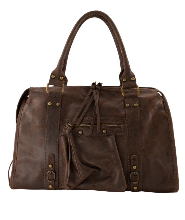 Large lederen city bag
