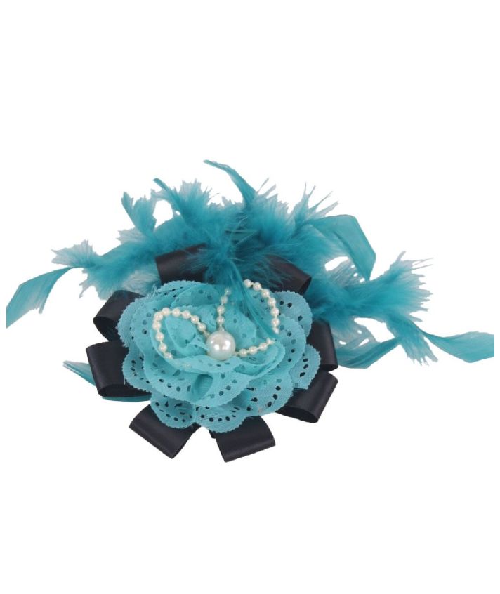 Smaragdgroene haaraccessoire