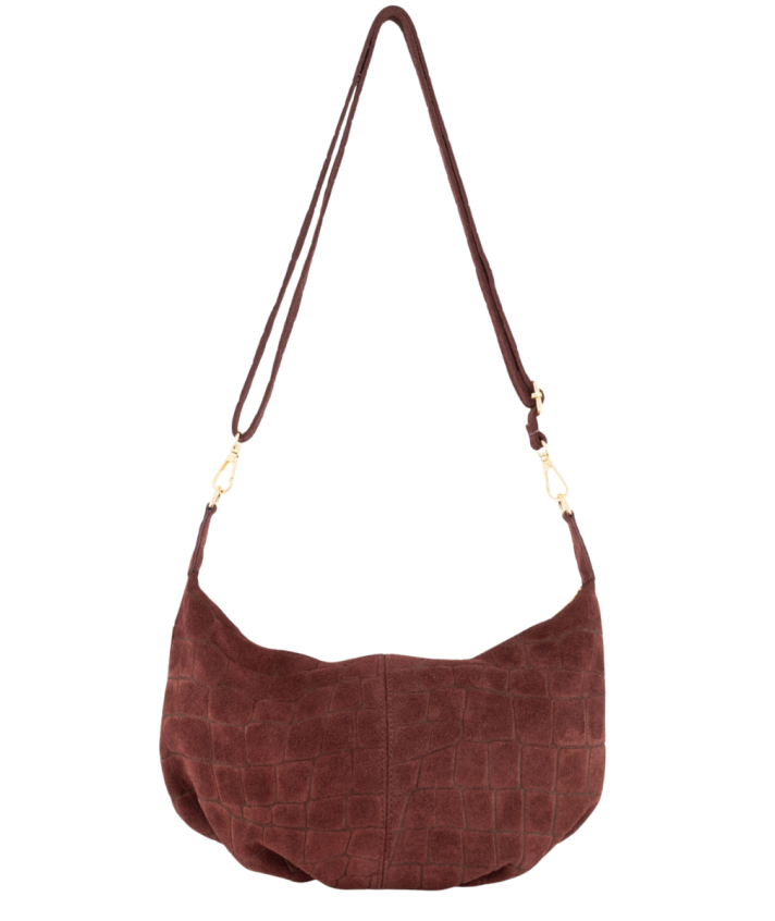 Savanna croco suède tas