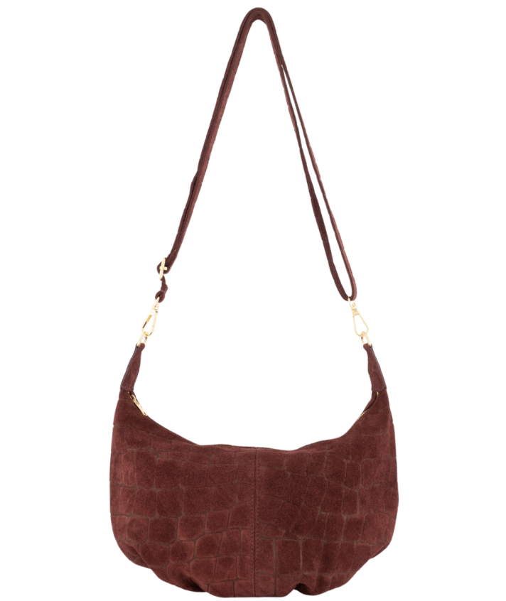 Savanna croco suède tas