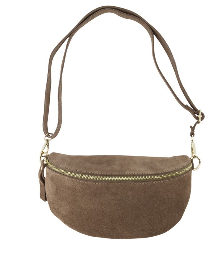 Juna suède heuptas in taupe