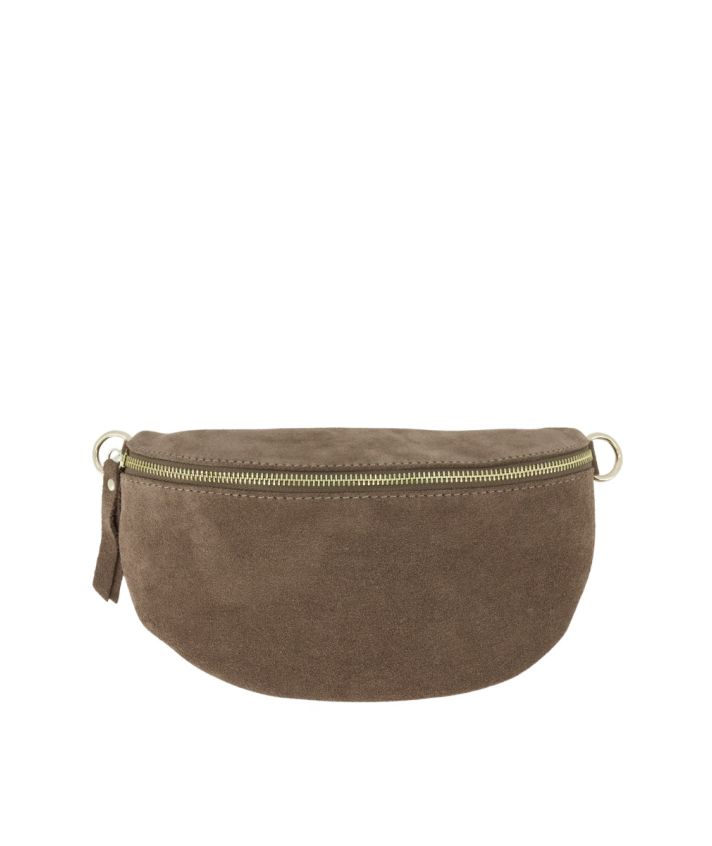 Juna suède heuptas in taupe