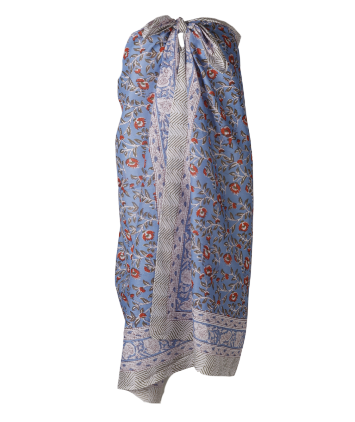 Sarong in de kleur hemelsblauw