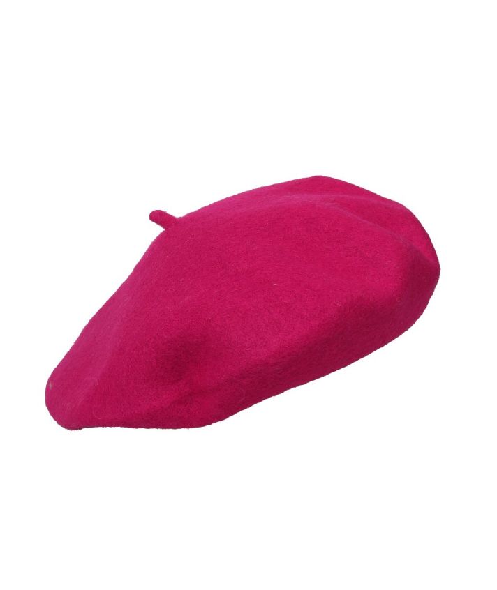 Wollen baret in hardroze