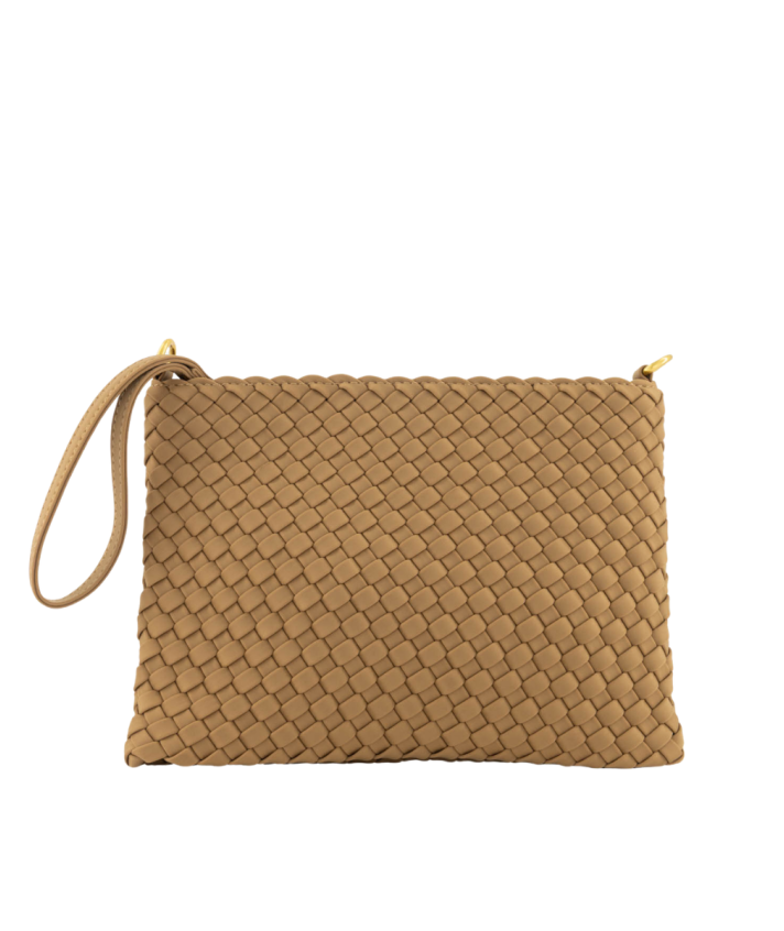 Zila gevlochten clutch