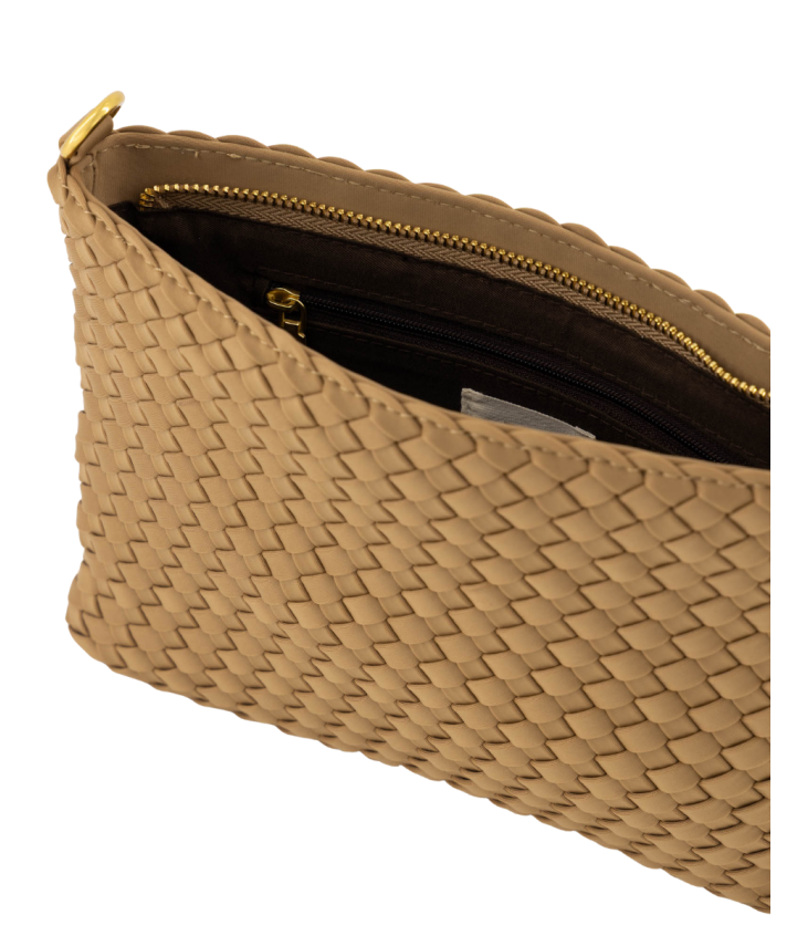 Zila gevlochten clutch