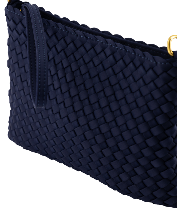 Zila gevlochten clutch