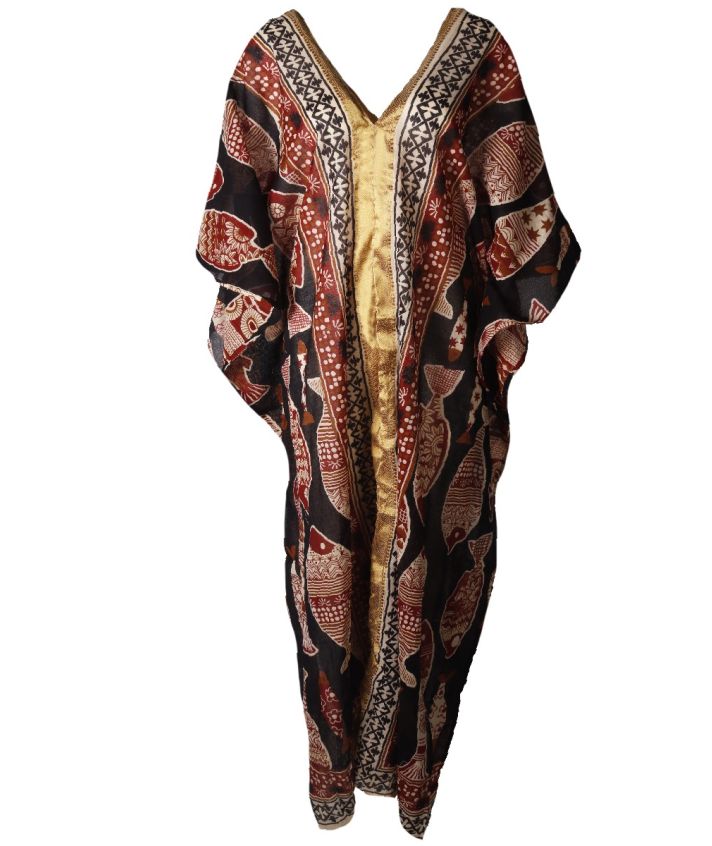 Lange katoenen 'Loreen' kaftan 