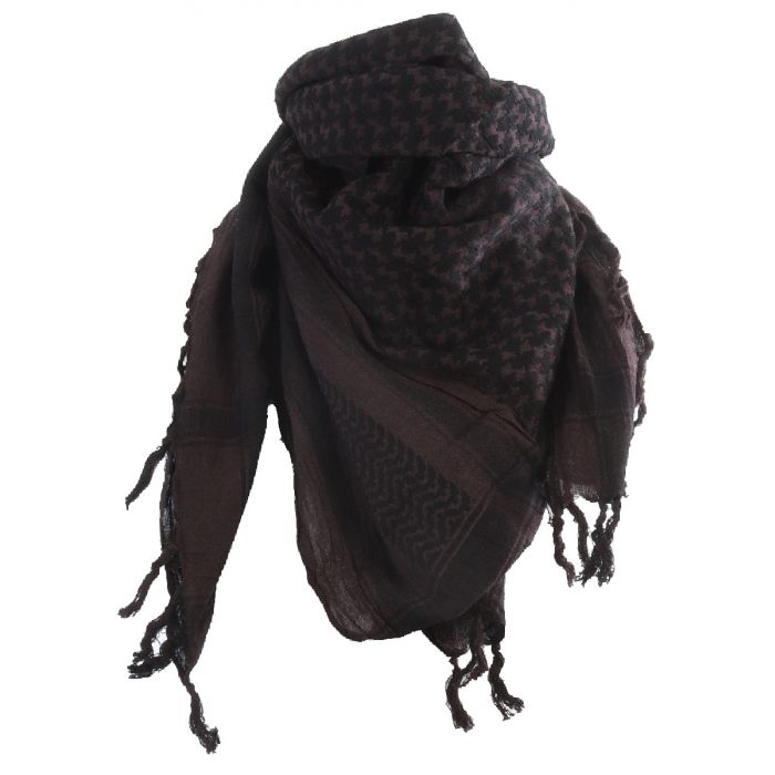 genoeg verklaren Grijp PLO sjaal / Arafat sjaal in donkerbruin-zwart - bouFFante