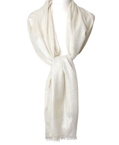 Stola met lurex glittereffect