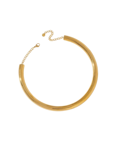 Gouden minimalistische choker ketting