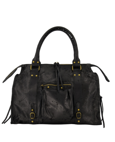 Large lederen city bag