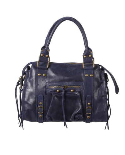 Lederen city bag- medium