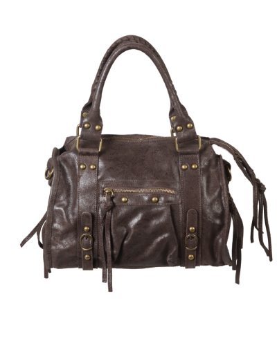 Lederen city bag- medium