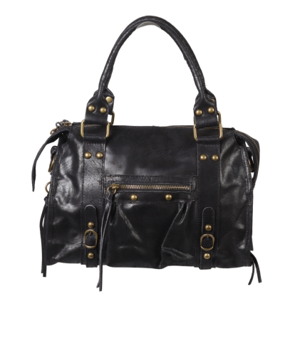 Lederen city bag- medium