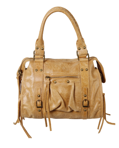 Lederen city bag- medium