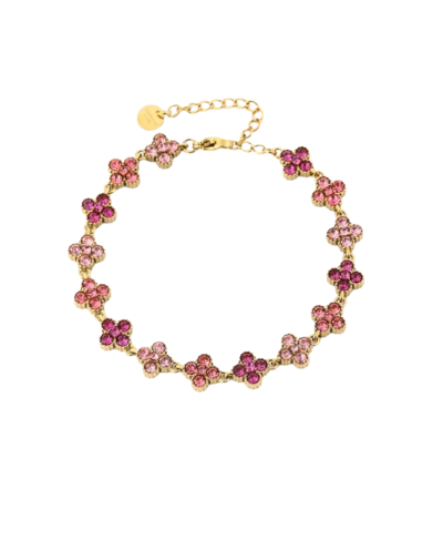 Clover armband met strass