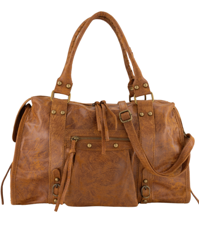 Large lederen city bag